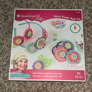 Never opened American girl crafts fabric style set